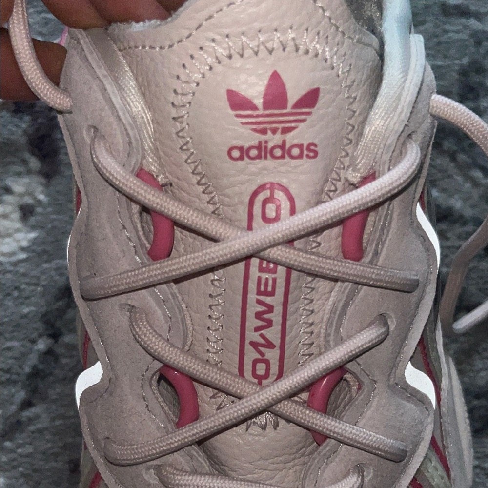 adidas White and Pink Men’s Sneakers - Picture 2 of 9